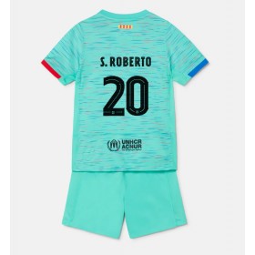 Barcelona Sergi Roberto #20 Tredje Kläder Barn 2023-24 Kortärmad (+ Korta byxor)